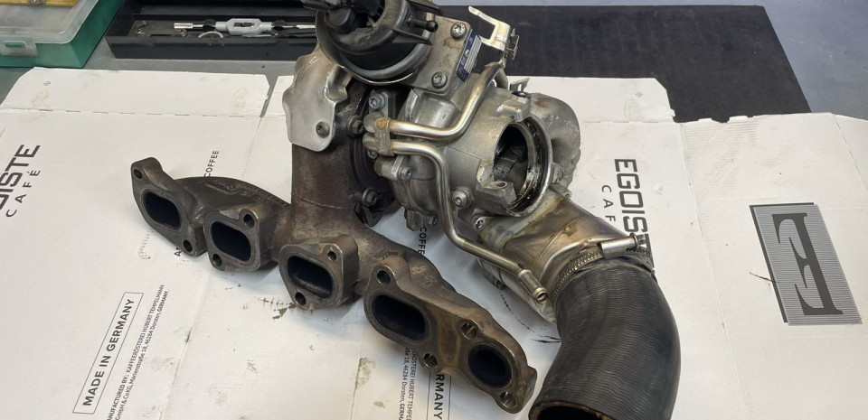 Турбина VW (Фольксваген) Passat B-8 2.0tfs до ремонта